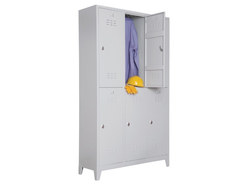 Çelik 6'lı Soyunma Dolabı